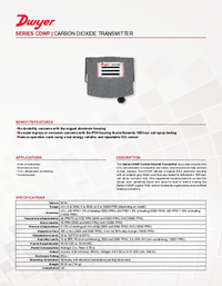 Thumbnail of document Data Sheet - CDWP Carbon Dioxide Transmitter